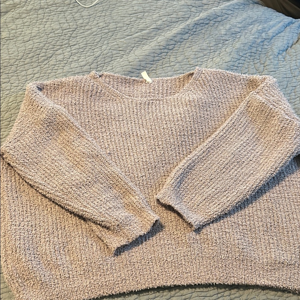 Wishlist Soft Purple Crew Neck Sweater from Anthropologie